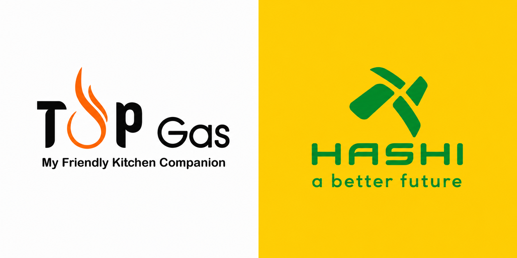 Top and Hashi Gas logos